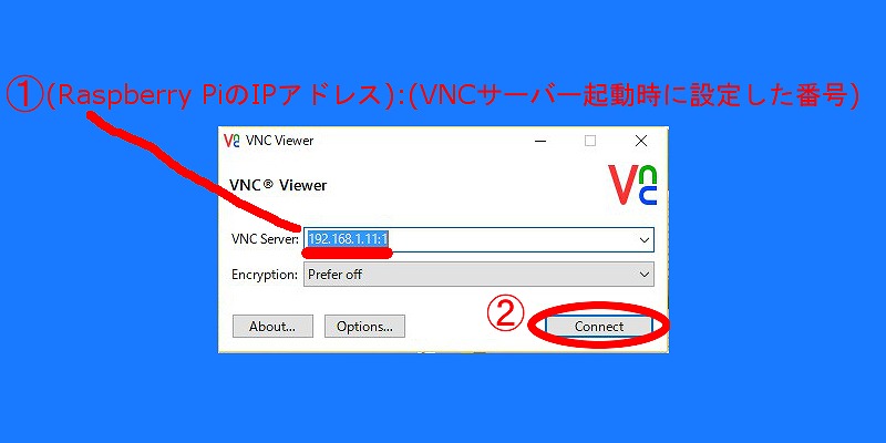 s-02 Real VNC Viewer起動